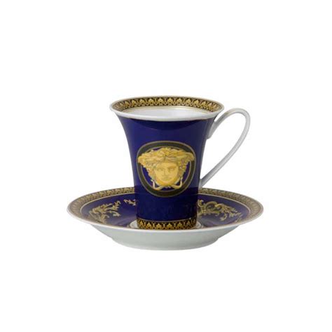 versace tasse blau|versace coffee cup sets.